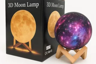 Нічник з пультом Місяць Космос 3D Moon Light (13 см)