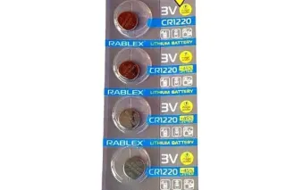 Батарейка літієва RABLEX CR1220 5шт/блістер (Ціна вказана за 5шт)
