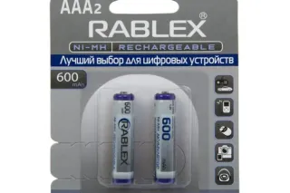 Акумулятор RABLEX HR03/AAA 600mAh 2шт/блістер (Ціна вказана за 2шт)