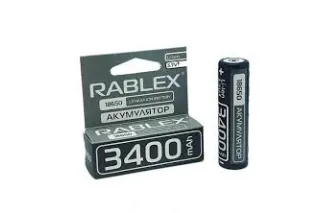 Аккумулятор Rablex Li-Ion 18650 (без защиты) 3400mAh