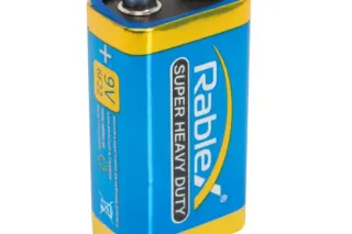 Батарейка сольова RABLEX SUPER HEAVY DUTY 6F22/9V (Крона) 1шт/плівка (Ціна вказана за 1шт) [10]