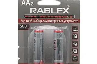 Акумулятор RABLEX HR6/AA 600mAh 2шт/блістер (Ціна вказана за 2шт)