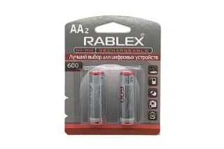 Акумулятор RABLEX HR6/AA 600mAh 2шт/блістер (Ціна вказана за 2шт)