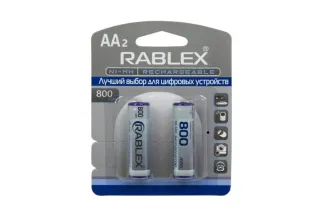 Акумулятор RABLEX HR6/AA 800mAh 2шт/блістер (Ціна вказана за 2шт)