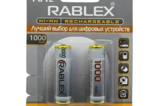 Акумулятор RABLEX HR6/AA 1000mAh 2шт/блістер (Ціна вказана за 2шт)