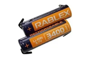 Акумулятор Rablex Li-Ion 18650 (під паяння) 20А 3400mAh
