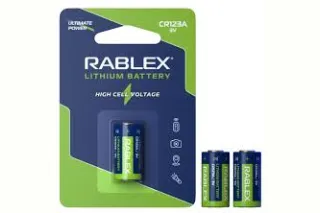 Батарейка літієва RABLEX CR123A/3V 1шт/блістер (Ціна вказана за 1шт)