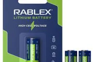 Батарейка літієва RABLEX CR123A/3V 1шт/блістер (Ціна вказана за 1шт)