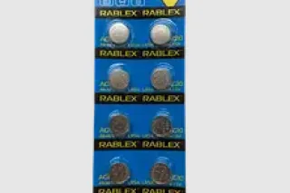 Батарейка для годинника RABLEX AG1/LR621 10шт/блістер (Ціна вказана за 10шт)