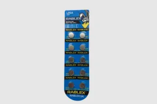 Батарейка для часов RABLEX AG1/LR621 10шт/блистер (Цена указана за 10шт)