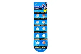 Батарейка для годинника RABLEX AG10/LR1130 10шт/блістер (Ціна вказана за 10шт)