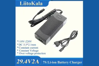 Блок питания LiitoKala 29.4V2A (5.5х2.1)