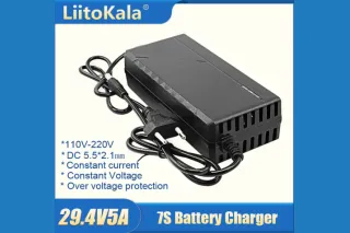 Блок питания LiitoKala 29.4V5A (5.5х2.1)