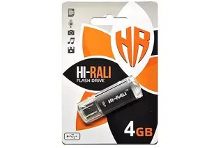 Флешка USB 4GB Hi-Rali Rocket чорний