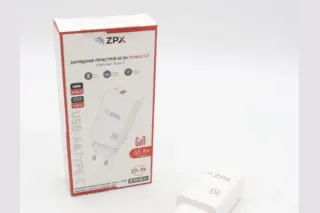 Мережевий зарядний ZPX ZX-96 (Type-C+USB 65W)