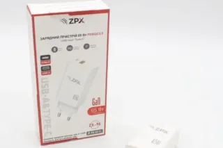 Мережевий зарядний ZPX ZX-96 (Type-C+USB 65W)