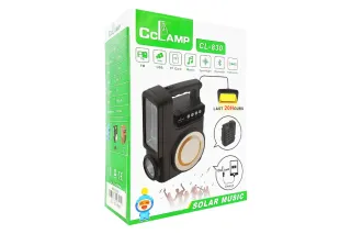 Кемпинговый фонарь с солнечной батареей Bluetooth и радио CL-830