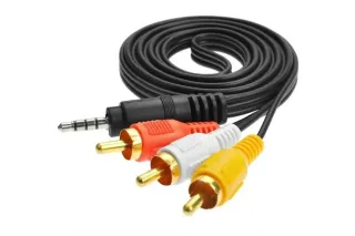 Кабель 3RCA to 3.5mm (1.5 м) в упаковке