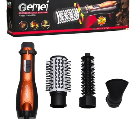 Фен стайлер гребінець GEMEI GM-4828
