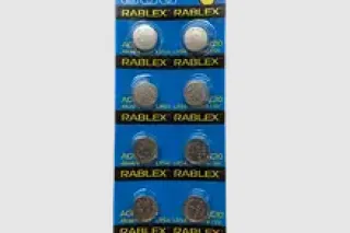 Батарейка для годинника RABLEX AG0/LR521 10шт/блістер (Ціна вказана за 10шт)
