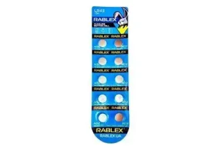 Батарейка для часов RABLEX AG2/LR726 10шт/блистер (Цена указана за 10шт)