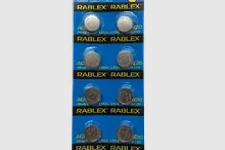 Батарейка для годинника RABLEX AG7/LR926 10шт/блістер (Ціна вказана за 10шт)