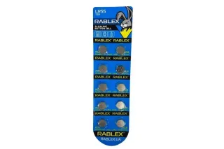 Батарейка для годинника RABLEX AG8/LR1120 10шт/блістер (Ціна вказана за 10шт)
