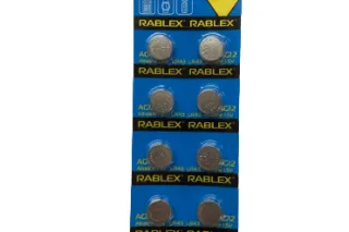 Батарейка для годинника RABLEX AG12/LR43 10шт/блістер (Ціна вказана за 10шт)