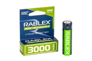Аккумулятор Rablex Li-Ion 18650 (без защиты) 3000mAh