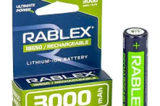 Акумулятор Rablex Li-Ion 18650 (без захисту) 3000mAh