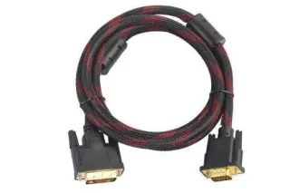 Кабель DVI-VGA  тканинний в упаковці 10 метрів