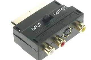 Перехідник перемикач SCART M/тато - 3RCA F/мама S-Video F/мама SH3007