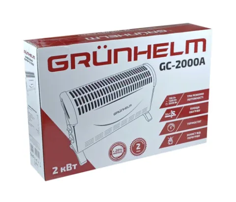 Конвектор обігрівач Grunhelm GC-2000A 2000W