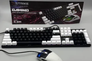 Клавіатура + миша комплект USB RGB для ПК XSTRIKE X-1011