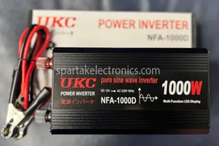 Перетворювач інвертор DC 12V/AC 220V з 12 на 220 Вольт UKC 1000W (pure sine)