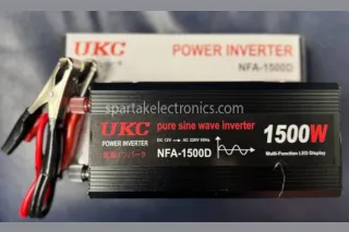 Преобразователь инвертор 12V/220V UKC 1500W (pure sine)