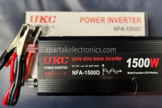Перетворювач інвертор DC 12V/AC 220V з 12 на 220 Вольт UKC 1500W (pure sine)