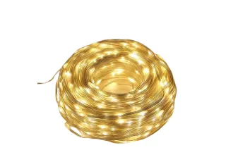 Гірлянда роса (від USB) жовтий колір 40 метрів 400 LED WW-988/0687