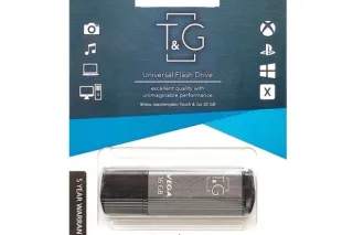 Флешка USB 16GB T&G Vega 121 чорний Grey