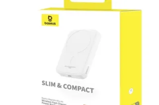 Повербанк 6000mAh Baseus Magnetic PPCX020002 (20W, WHITE)