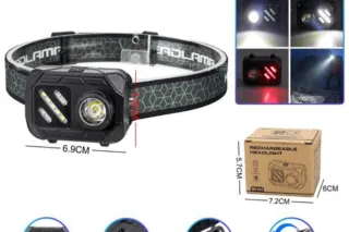 Ліхтар налобний 3xAAA WT-509+XPE+9SMD(White+Red)