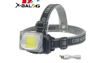 Налобный фонарь на батарейках 3xAAA 6658A (1LED-COB)