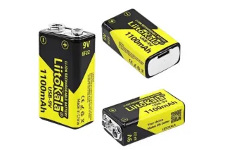 Акумулятор крона LitoKala USB-9V 1100mAh (Original)
