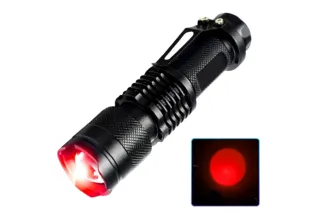 Ліхтарик ручний 1хАА/1x14500 K11-XPE-Red (один режим)