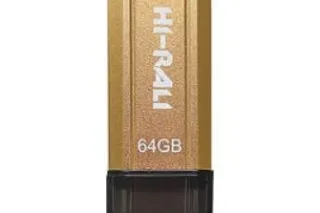 Флешка USB 64GB Hi-Rali Stark золото