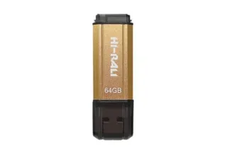 Флешка USB 64GB Hi-Rali Stark золото