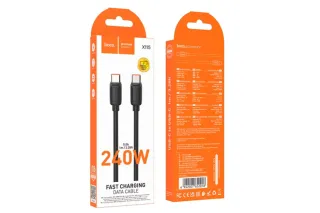 Шнур Type-C to Type-C HOCO X115 (240W, 1м)