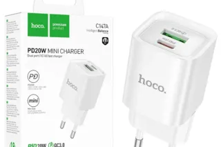 Зарядне мережеве HOCO C147A (PD20W QC3.0)