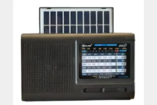 Радіоприймач із вбудованим акбом GOLON RX-BT3050S (сонячна панель)
