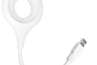 USB лампа світлодіодна гнучка 5V/2W (12SMD, працює від повербанку)